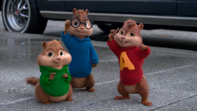 Alvin, Simon und Theodore machen sich in ihrem neuen Film auf, um einen Heiratsantrag zu verhindern.