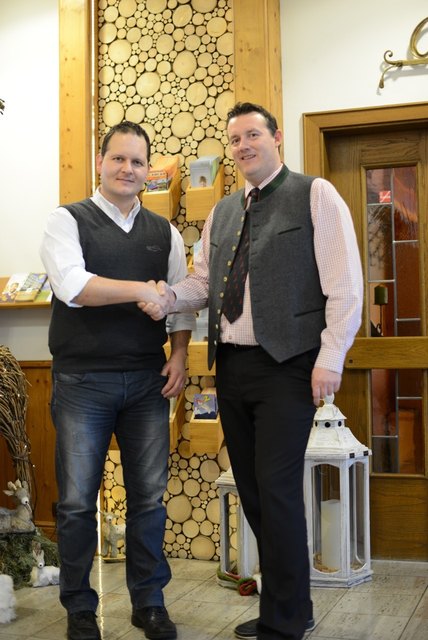 Roman Thaler und Harald Ager besiegelten die gemeinsame Liste. | Foto: AAWT Itter