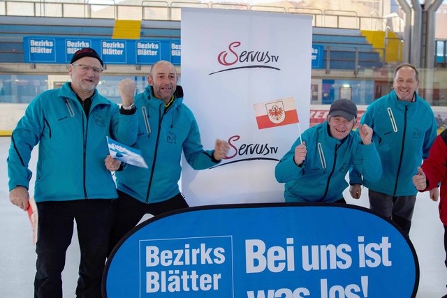 Team EV Thiersee aus Kufstein: Georg Juffinger, Matthias Kaindl, Karl Mairhofer, Hermann Klingler