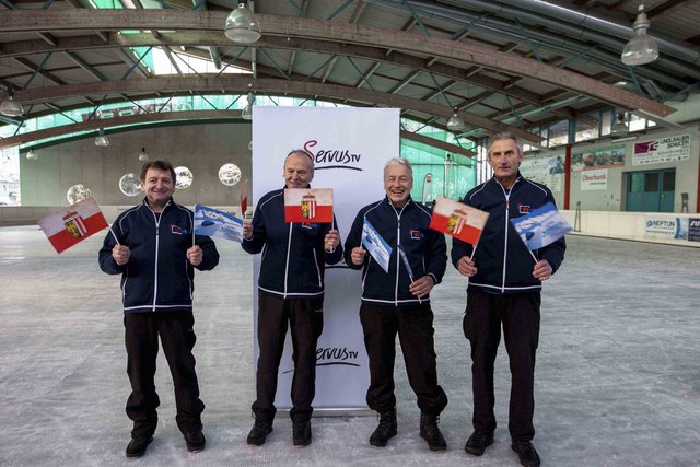 Das Dreamteam Atzbach aus Vöcklabruck: Helmut Wiesmüller, Günther Kapeller, Franz Obermaier, Franz Papst