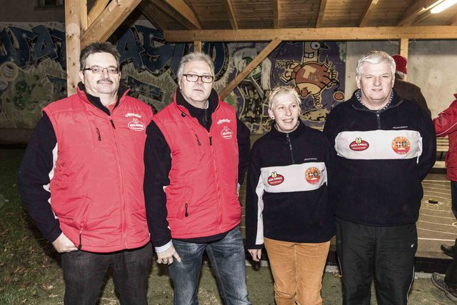 Das Wiener Team Styria Wiener Prater: (v.l.n.r.) Günter Unger, Hubert Krogger, Pia Fischer und Peter Schliefelner | Foto: ServusTV/Ganzer