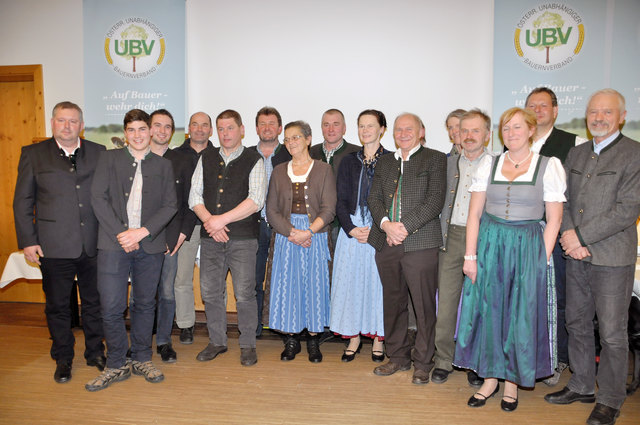 Die Bezirks-Kandidaten des Unabhängigen Bauernverbandes stellten sich in Aigen im Ennstal vor.
