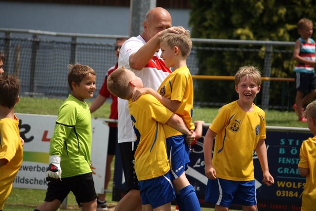 Der Nachwuchs von Flavia Solva ist mti viel Begeisterung bei der Sache. | Foto: KK