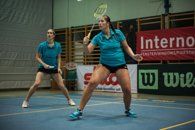 Erster gemeinsamer Landesmeistertitel für die UBC Ladies Miriam Gruber (links) und Zita Bahnhegyi. | Foto: Jürgen Steppan