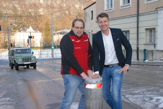 Hoffen auf unbürokratische Lösung: Wolfgang Reiter von "Elektro Reiter" und SPÖ-GR Hermann Wielandner.