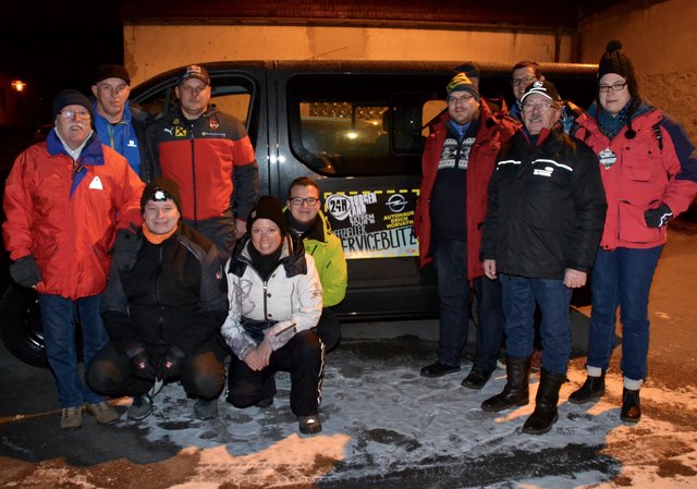 Das Betreuerteam rund um "24 Stunden Alex"