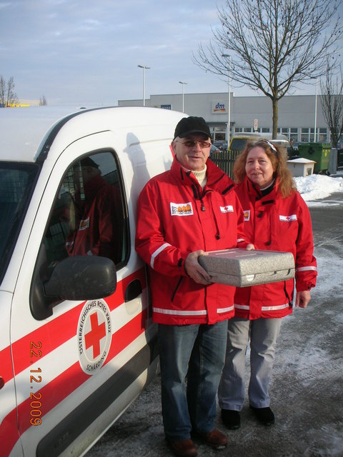 Matthias und Rosa Seiringer aus St. Florian gehören zu den freiwilligen Essenslieferanten. | Foto: SHV Schärding