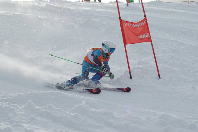 Leonie Zächling fuhr in Slalom und RTL Bestzeit. | Foto: Foto: Krenn