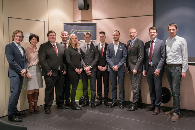 Reinhard Novak, Christian Bruckner, Franz Kühmayer, Bernd Albl, Raffael Grasberger, Matthias Gruber, Sandra Dallinger, Rainer Graf, Christian König, Rosemarie Pichler, Johannes Eßmeister. | Foto: Zukunftsakademie Mostviertel