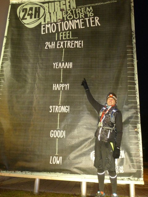 auch bei Bertl Radowan sind die Emotionen am "Emotionmeter" ganz oben... er hat's nach 14h53m ins Ziel geschafft!