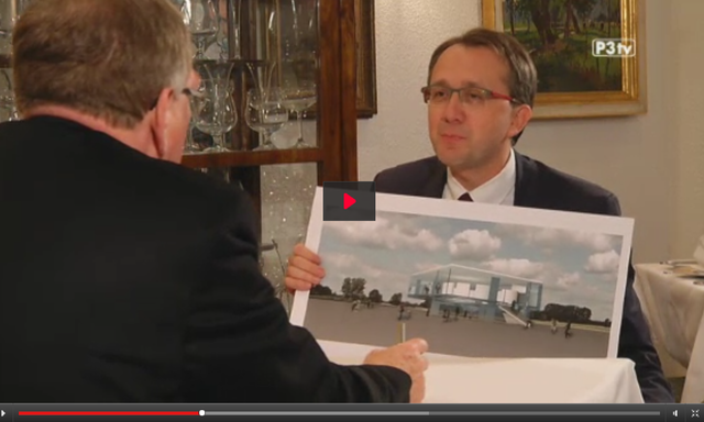 Bürgermeister Matthias Stadler präsentierte auf P3tv neue Überlegungen zum Domplatz. | Foto: Screenshot/www.p3tv.at