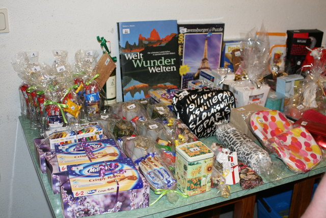 Tombolapreise warten auf ihre Gewinner