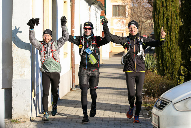 Andreas Fischer, Andreas Sargeder und Gerald Fister schafften den neuen Streckenrekord. | Foto: 24 Stunden Burgenland Extrem
