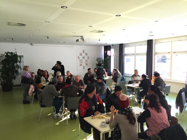 Das erste komm!unity Cafe war gut besucht.