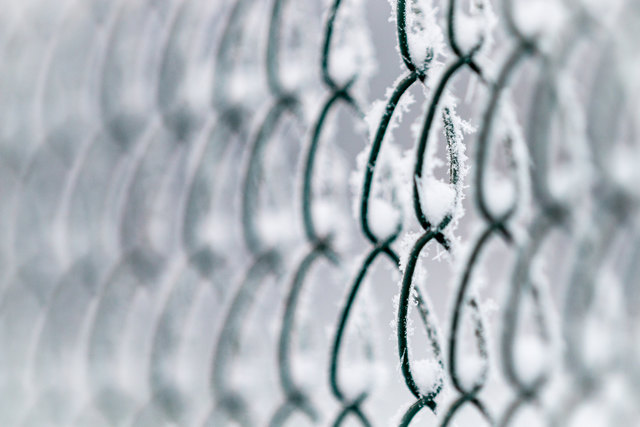 Zäune schützen nicht vor Kälte!