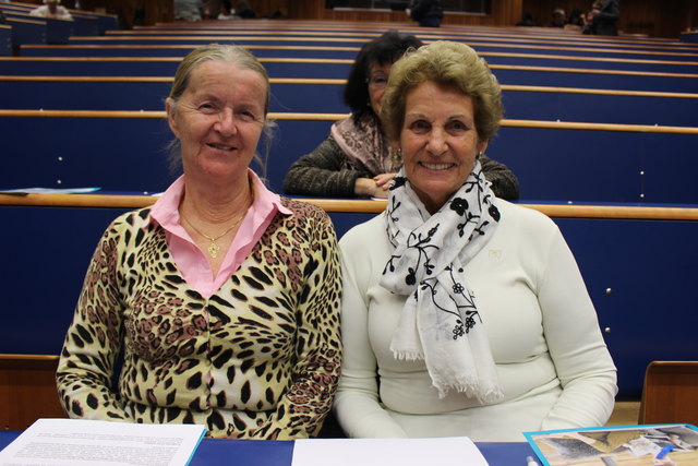 Freuten sich auf den Vortrag: Anni Oberthaler und Edith Tröbinger