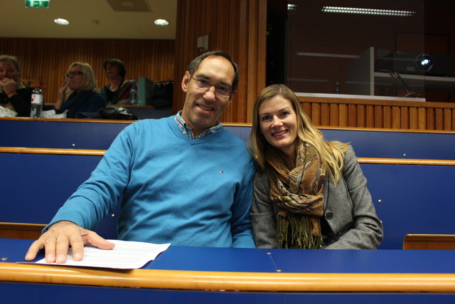 Besonders am Thema interessiert: Hannes Payer und Christine Grosch