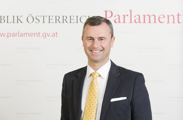 Der Südburgenländer Norbert Hofer ist Präsidentschaftskandidat der FPÖ. | Foto: Parlamentsdirektion / PHOTO SIMONIS
