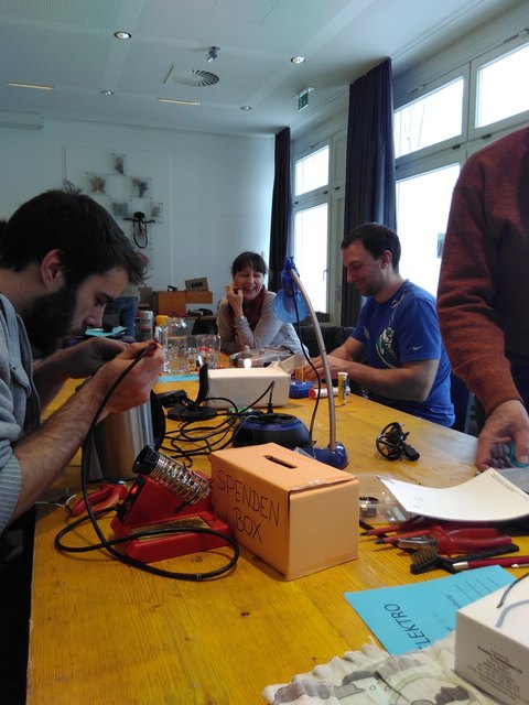 Über die Hälfte der mitgebrachten Gegenstände konnte beim 2. Wörgler Repair Café repariert werden.