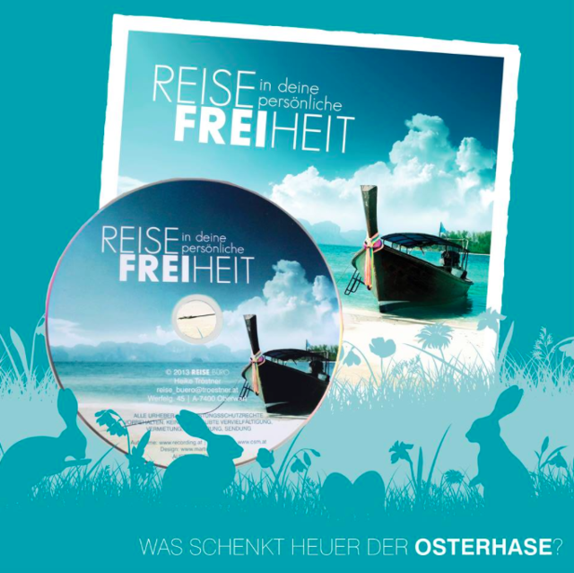 auch Osterhasen wissen, wie es geht, jeden Tag auf´s neue zu verreisen...