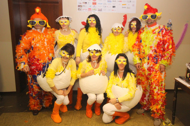 Die "Chickendales" wurde die zweitschönste Gruppe | Foto: FF Olsach-Molzbichl