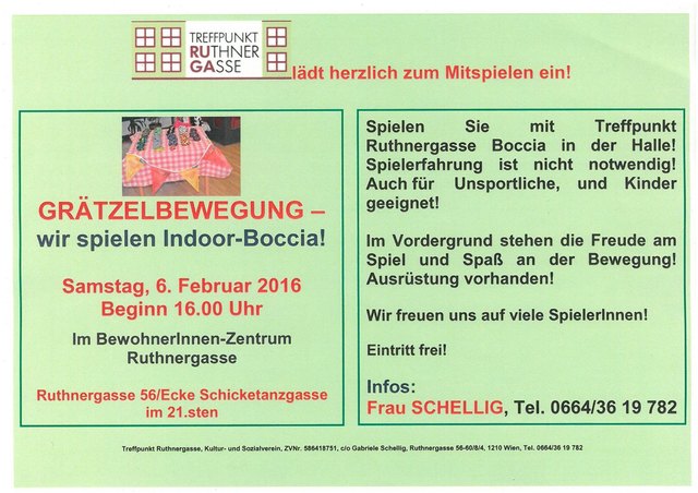 Boccia macht Spaß! Probieren Sie es aus!