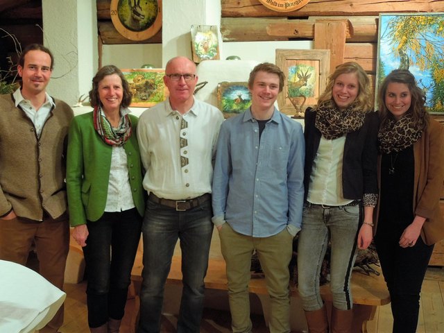 Christoph, Elisabeth, Rudi, Gabriel, Brigitte, Julia Scharler. Eine Familie die Kreativität im Blut hat.