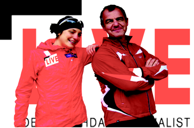 Kooperieren: Top-Triathletin Lisa Perterer und LIVE-Geschäftsführer Werner Urschitz | Foto: kk