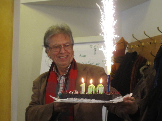 Heinz Hagemann, Leiter des Kapfenberger Männerbüros, feierte sein 100. "Frühstück mit mir". | Foto: B. Plank-Bachselten