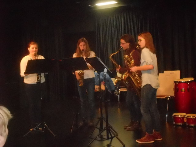 Die Musikschüler überzeugten das Publikum bei "Come Together" in Scheibbs.