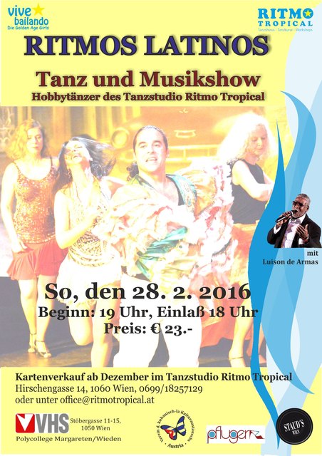 Hobbytänzer-Bühnenshow Ritmos Latinos_So 28-02-2016