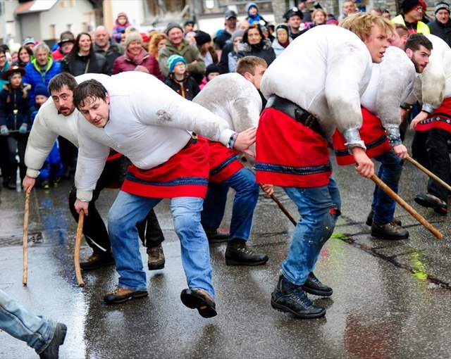 Im Lauf der Zeit werden aus Mini-Wampelern richtige Traditionsfiguren, die an jedem Unsinnigen für eine  Fortsetzung der Tradition sorgen!