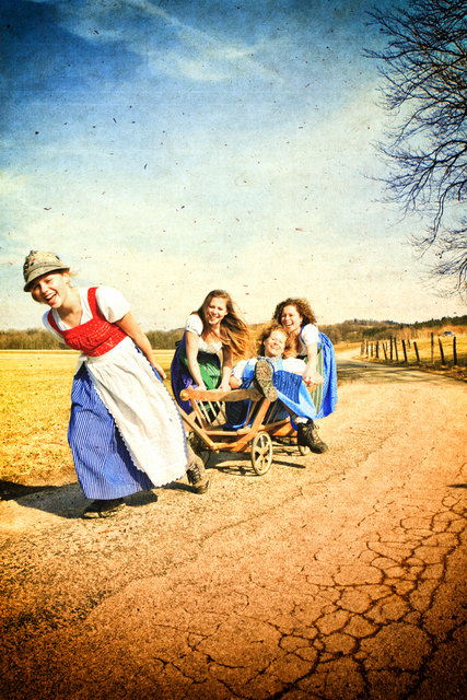 Die Prömmerinnen aus Unterstampfing musizieren gemeinsam auf höchstem Niveau. | Foto: Dominik Essletzbichler