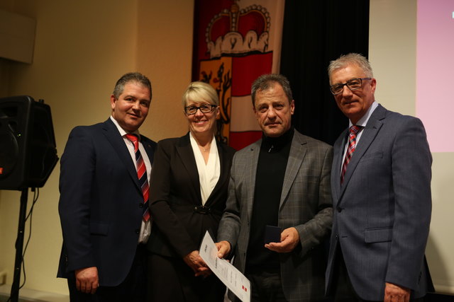 LAbg. Gerd Brand, Bgm. Michaela Höfelsauer, Bgm a. D. Walter Freiberger (Bramberg) und Landesparteivorsitzender Walter Steidl. | Foto: SPÖ
