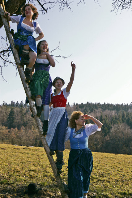 Die Prömmerinnen aus Unterstampfing musizieren gemeinsam auf höchstem Niveau. | Foto: Dominik Essletzbichler