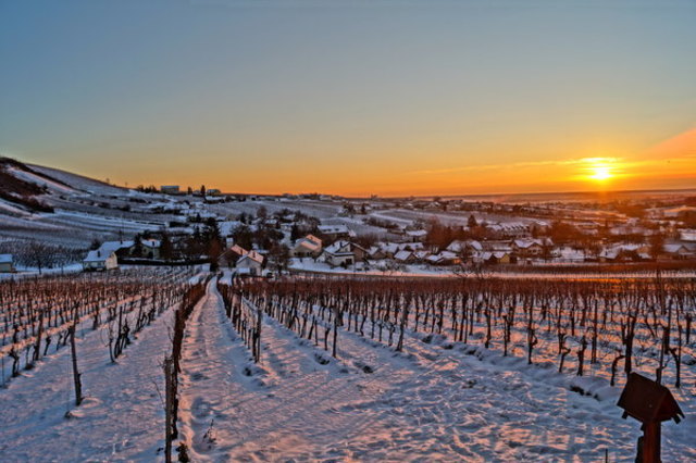 Sonnenaufgang Eisenberg - romantisches "Winterspektakel"
