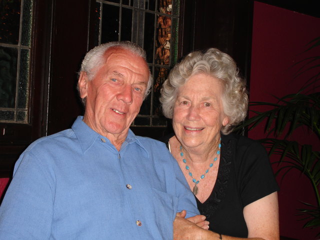 Ernst Huber, ein gebürtiger Gmundner, mit seiner Ehefrau Fay: Sie sind seit über 60 Jahren glücklich verheiratet. | Foto: Privat