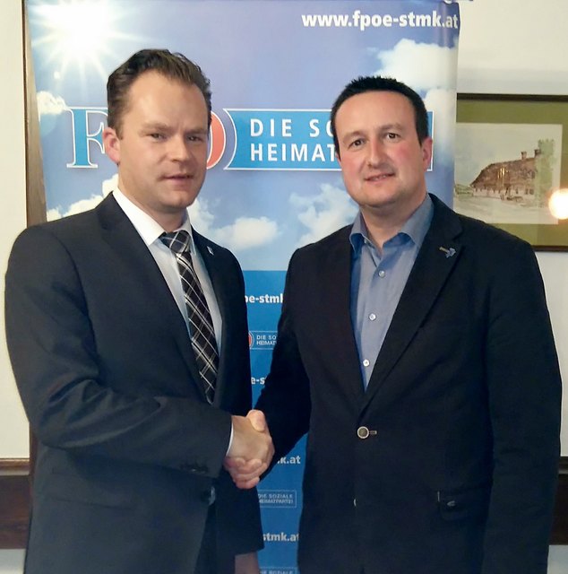 Gratulation:  NAbg. Walter Rauch (l.) mit Stadtparteiobmann LAbg. Herbert Kober. | Foto: KK
