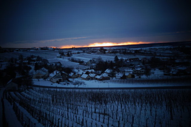 "brennender" Sonnenaufgang