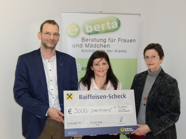 Heimo Czepl, Ursula Forster, Helene Ebner (v.li.) | Foto: Verein BERTA