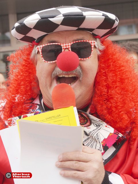 Werner Blumi Blumauer beim Fasching in Voitsberg (Foto: Markus Therisch)