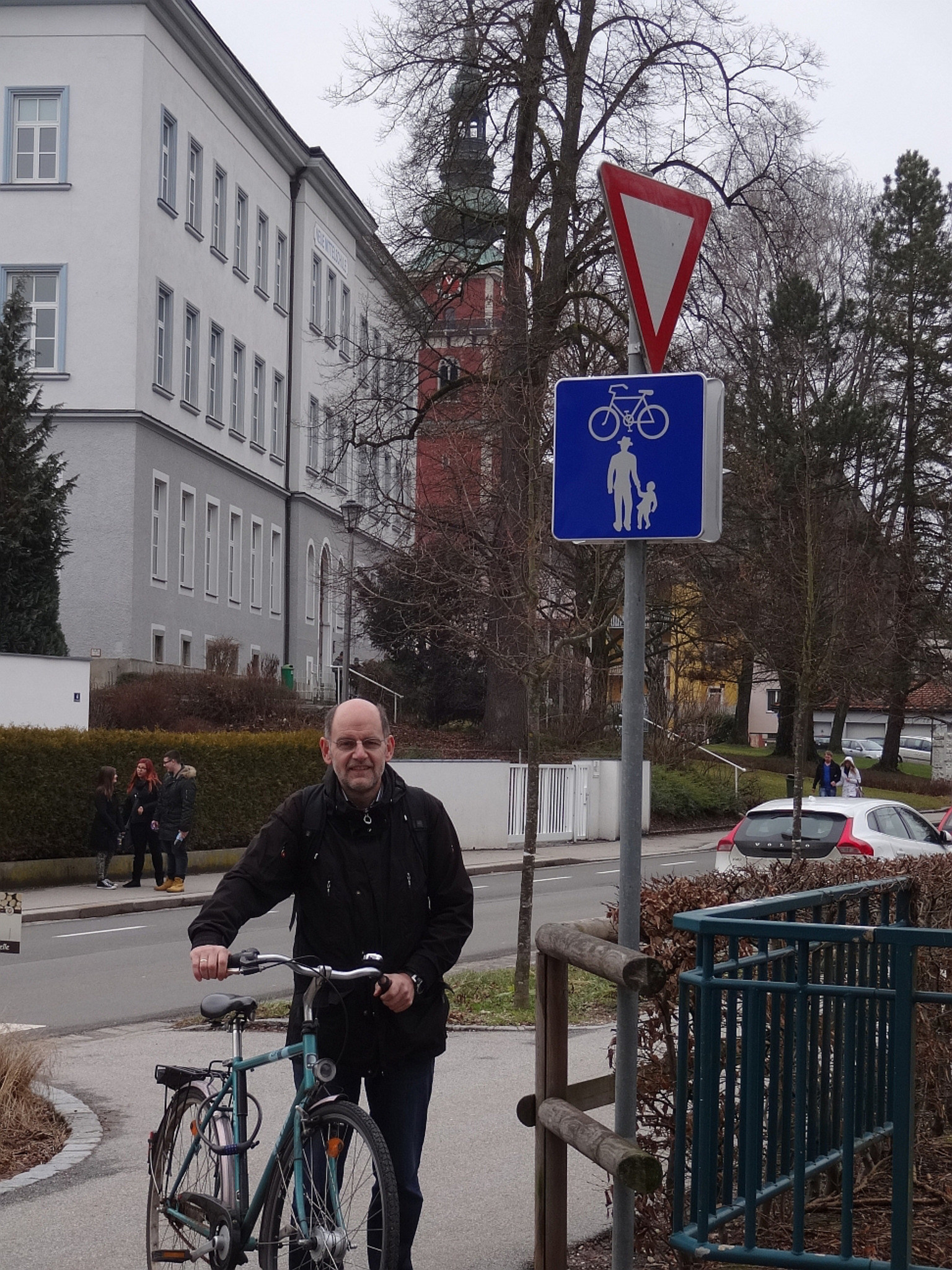 Ein Radweg, den man benutzen kann,