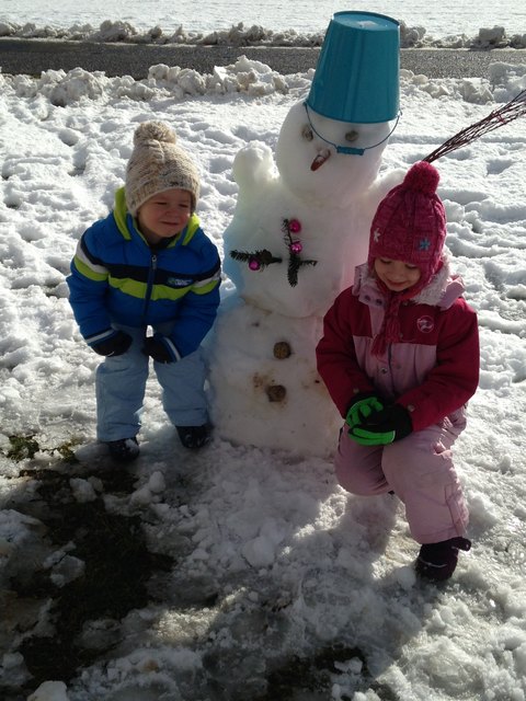 Unser Schneemann!!!