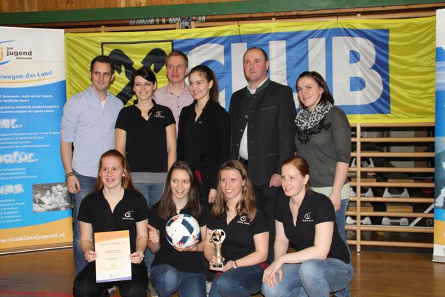 Die Florianer Mädels wurden für Platz 3 ausgezeichnet. | Foto: LJ Steiermark