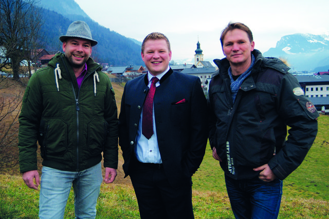 Das Starke Team Langkampfen: Thomas Huber, Josef Greiderer und Norbert Steinbacher.