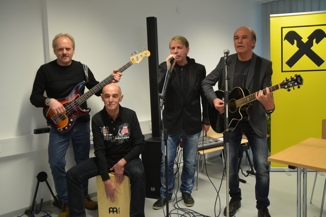 The Jets sagen mit einem großen Konzert lautstark Servus: Hans Rosner, Ed Pokomandy, Bertie Unger und Fred Pokomandy