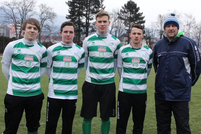 Pachner, Vollmann, Makotschnig, Grasser mit Trainer Jürgen auffinger. | Foto: Foto: DSV