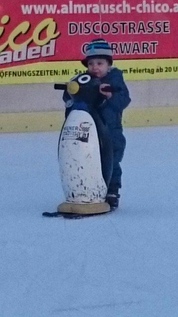 Meine ersten Eislaufversuche