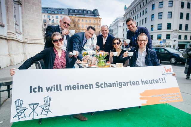 Die Junge Wirtschaft Wien will, dass Schanigärten ganzjährig geöffnet haben dürfen. | Foto: Junge Wirtschaft Wien