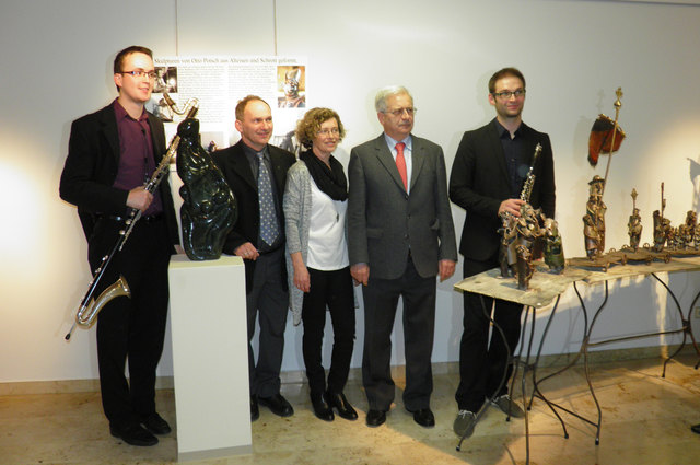 Ausstellungseröffnung der Trilogie von Otto Potsch im Kulturzentrum